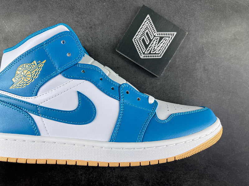 Air Jordan 1 Mid Aquatone - DRIP DOS ARTISTAS 