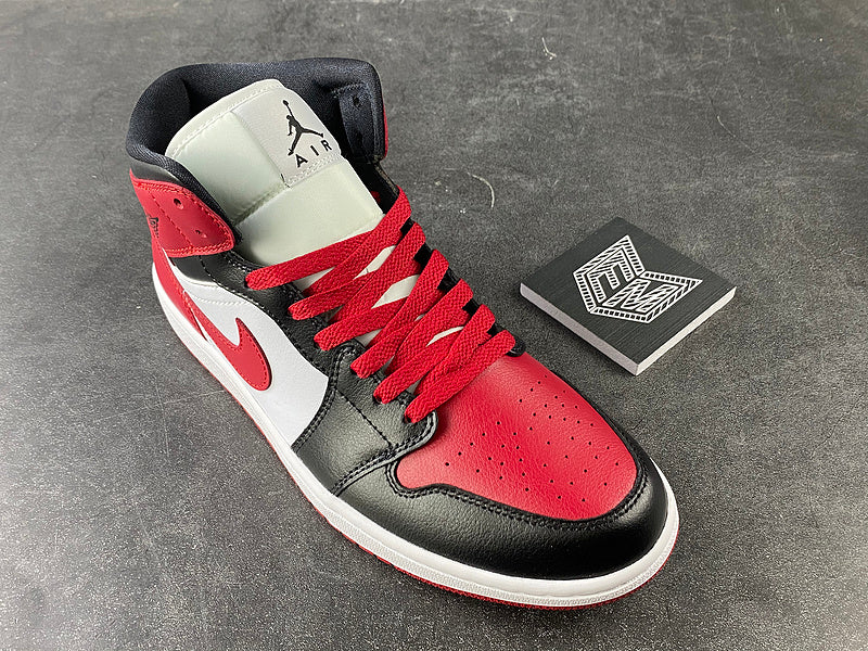 AirJordan 1 Mid Alternate Bred Toe - DRIP DOS ARTISTAS 