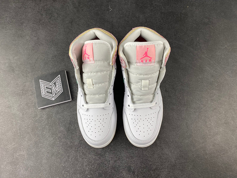 Air Jordan 1 Mid Paint Drip (GS) - DRIP DOS ARTISTAS 