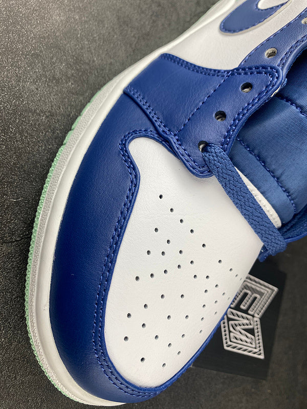 Jordan 1 Mid Mystic Navy Mint Foam - DRIP DOS ARTISTAS 
