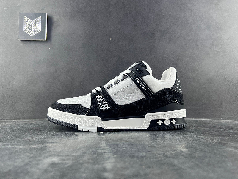 louis vuitton trainner black white - pronta entrega sem box - DRIP DOS ARTISTAS 