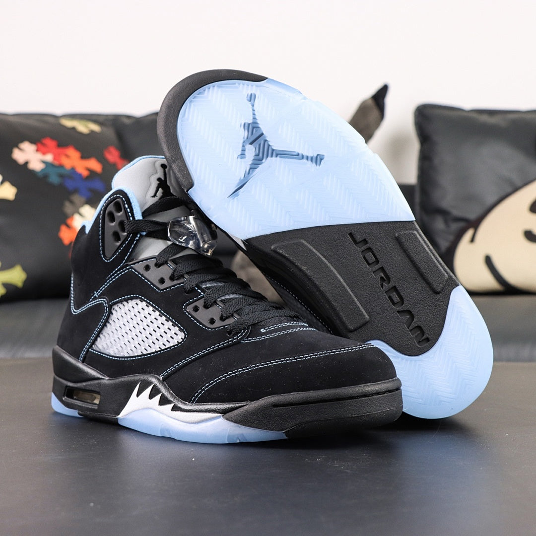 AIR JORDAN 5 BLACK BLUE