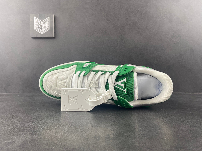 louis vuitton trainner green - pronta entrega sem box - DRIP DOS ARTISTAS 