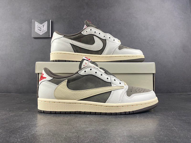Travis Scott x Air Jordan 1 Reverse Mocha - DRIP DOS ARTISTAS 