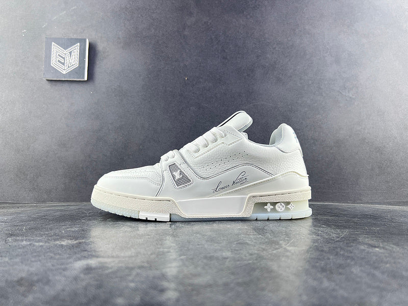 louis vuitton trainner assinatura white - pronta entrega sem box - DRIP DOS ARTISTAS 