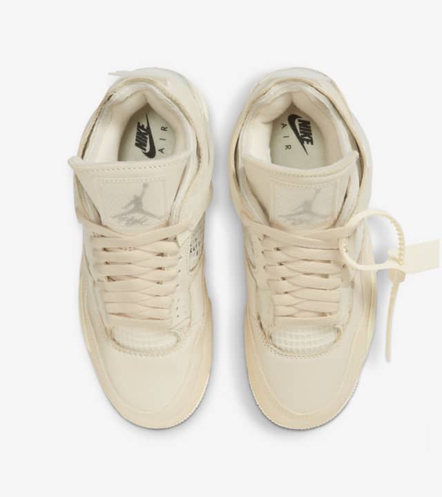 Off-White x Air Jordan 4 Sail - DRIP DOS ARTISTAS 
