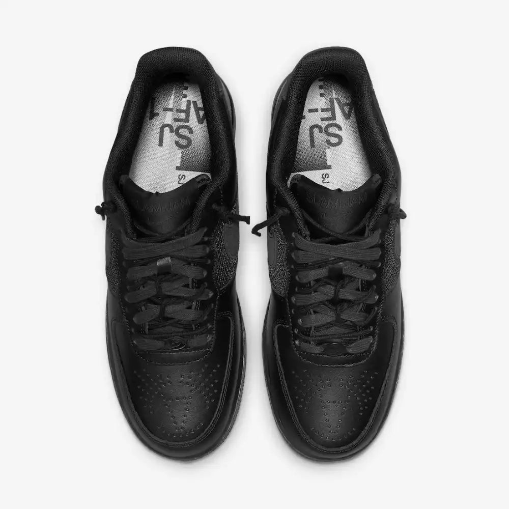 Slam Jam x Nike Air Force 1 Black and Off Noir - DRIP DOS ARTISTAS 