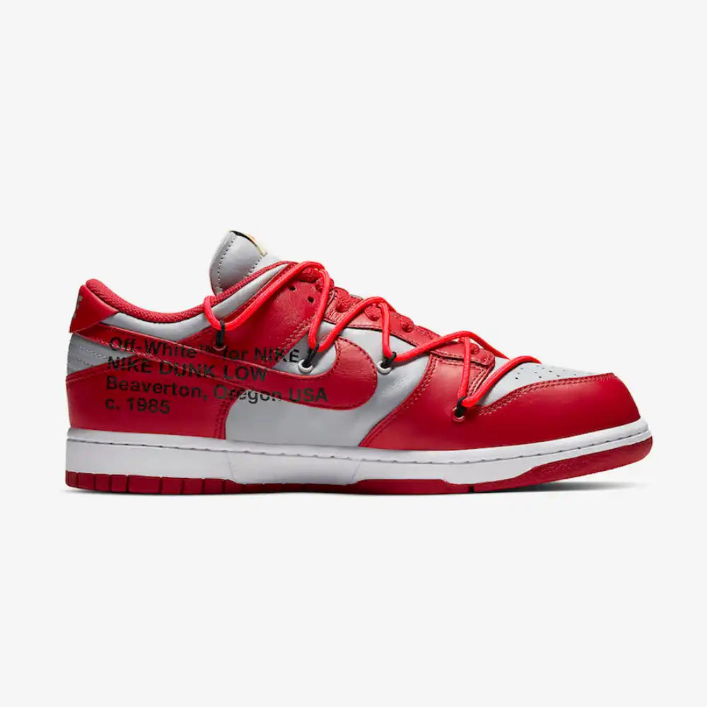Off-White x Nike Dunk University Red - DRIP DOS ARTISTAS 