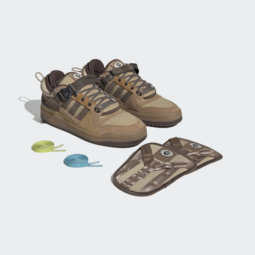 Bad Bunny x Adidas Forum Buckle Low Café - DRIP DOS ARTISTAS 
