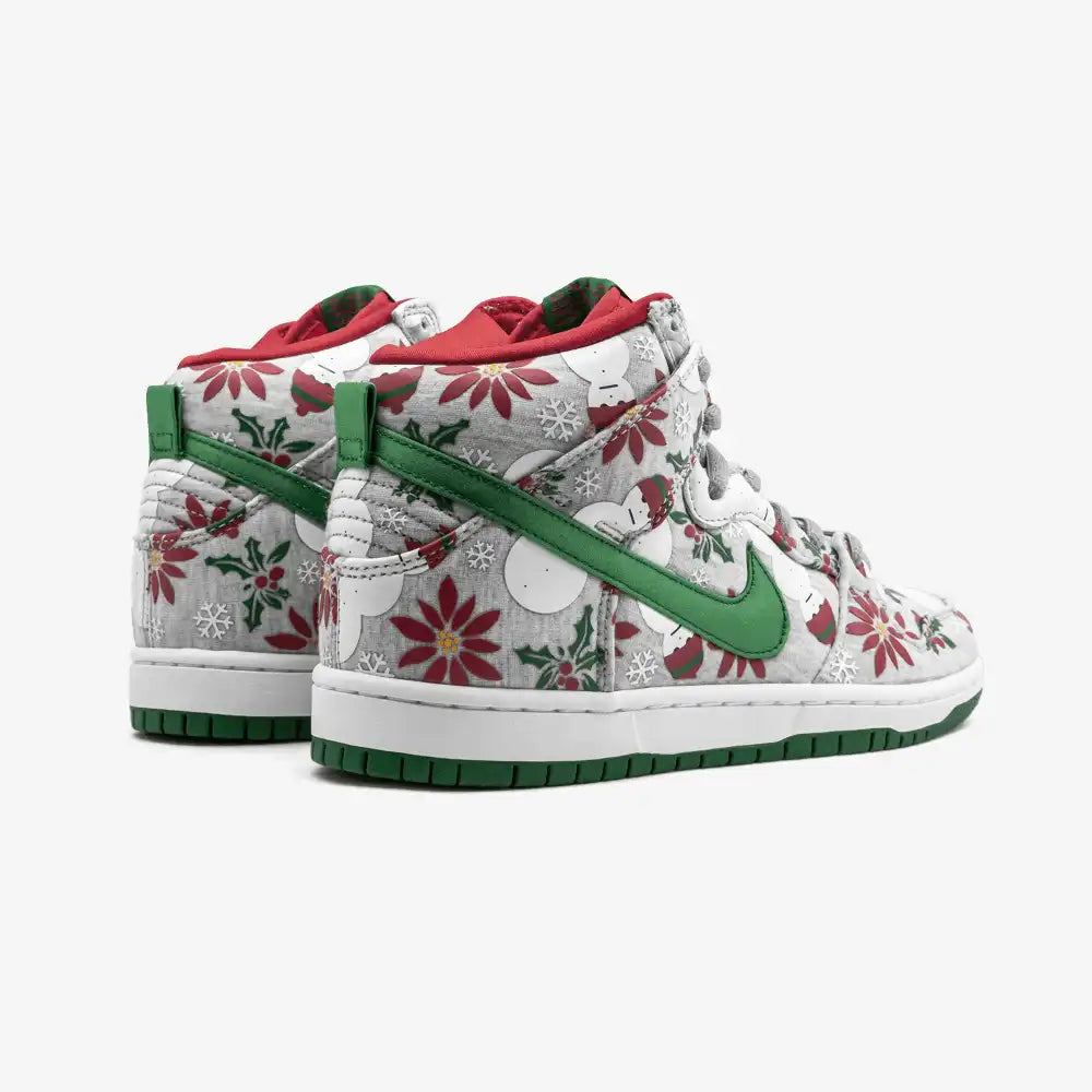 Concepts x Nike Dunk SB High Ugly Christmas Sweater Grey - DRIP DOS ARTISTAS 