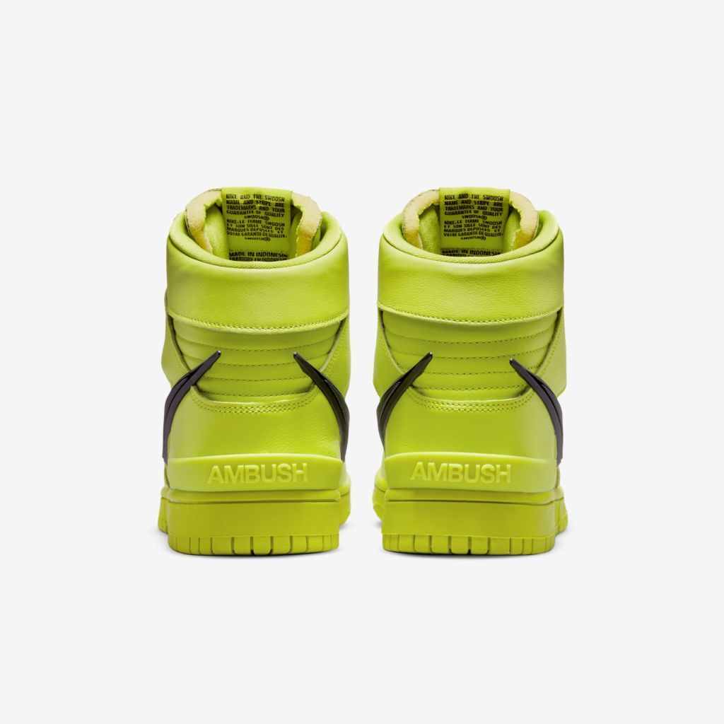 Ambush x Nike Dunk High Flash Lime - DRIP DOS ARTISTAS 