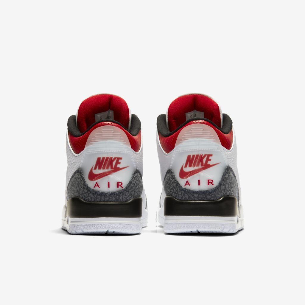 Air Jordan 3 Denim Fire Red - DRIP DOS ARTISTAS 