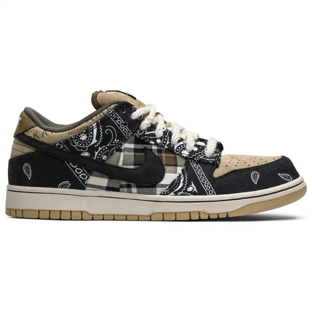 COMPRE E GANHE - Travis Scott x Nike Dunk Low Cactus Jack - DRIP DOS ARTISTAS 