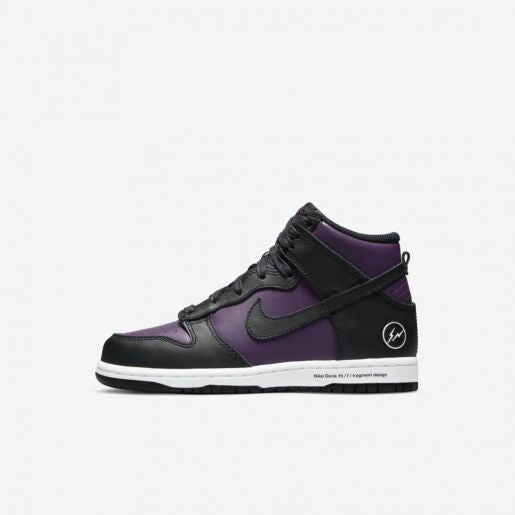 Fragment x Nike Dunk High Black Infantil - DRIP DOS ARTISTAS 