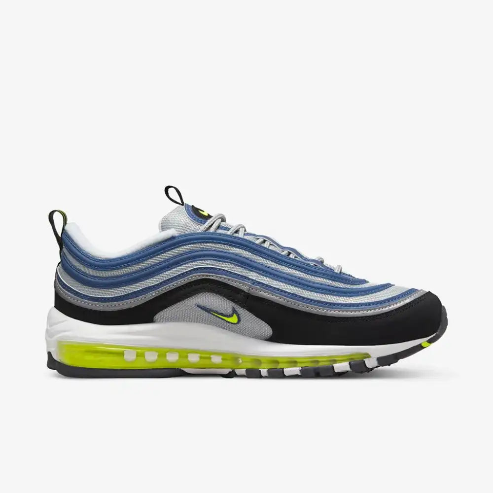 Nike Air Max 97 Atlantic Blue and Voltage Yellow - DRIP DOS ARTISTAS 