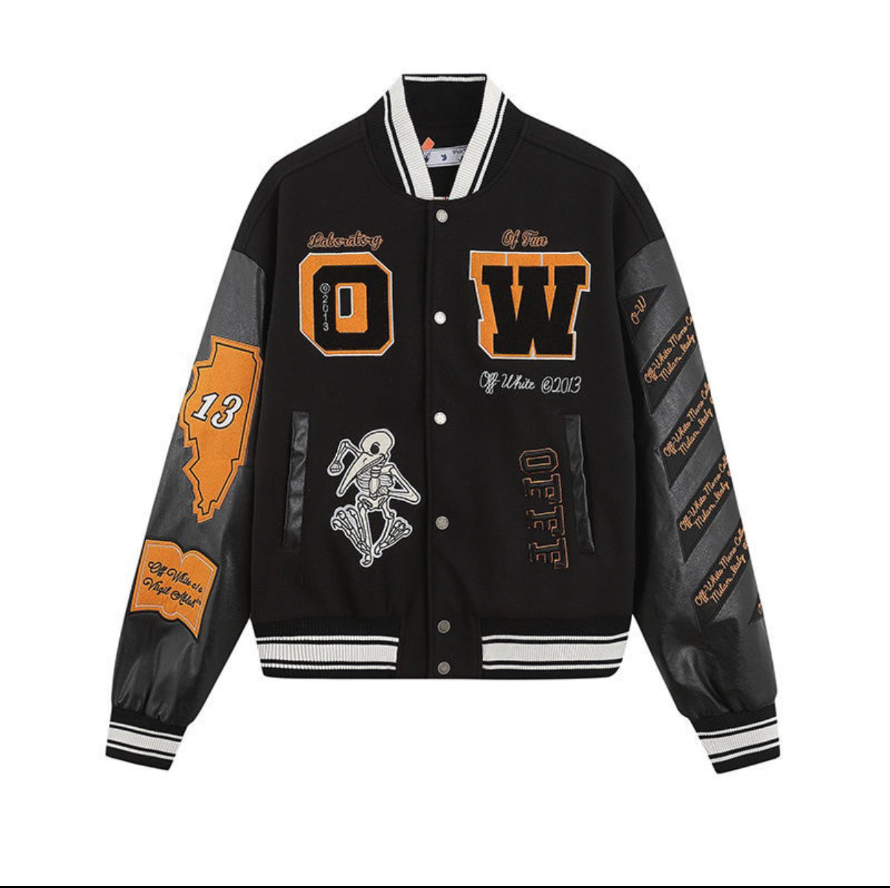 JAQUETA OFF WHITE - DRIP DOS ARTISTAS 