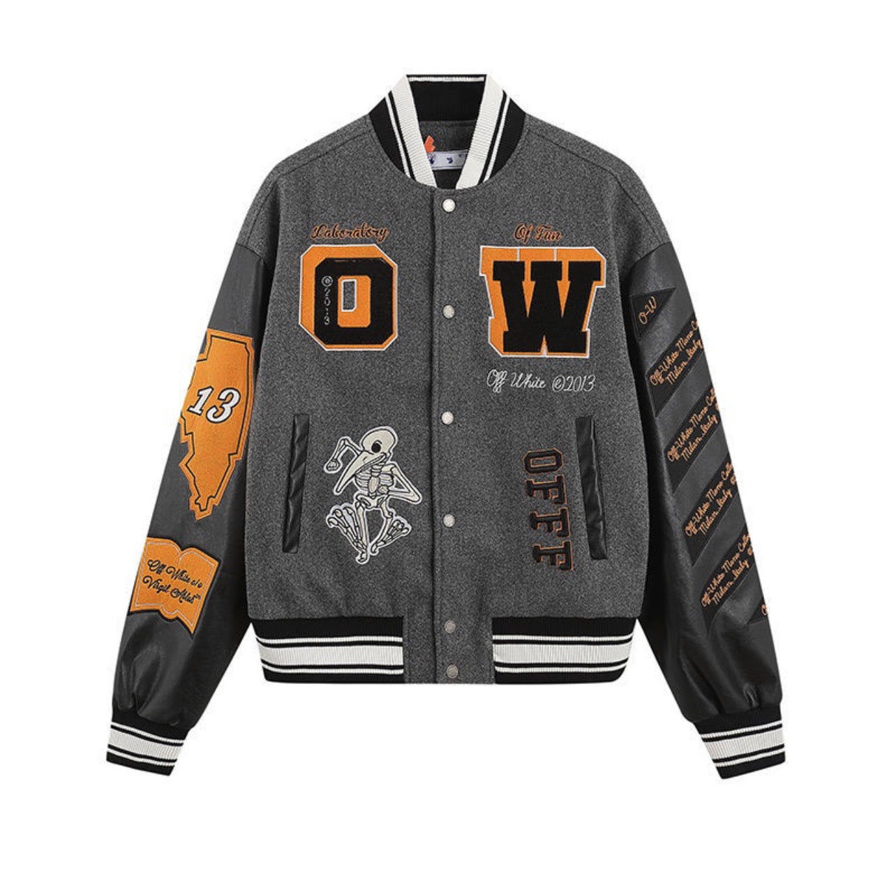 JAQUETA OFF WHITE - DRIP DOS ARTISTAS 
