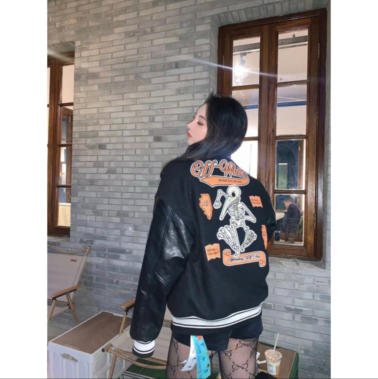 JAQUETA OFF WHITE - DRIP DOS ARTISTAS 